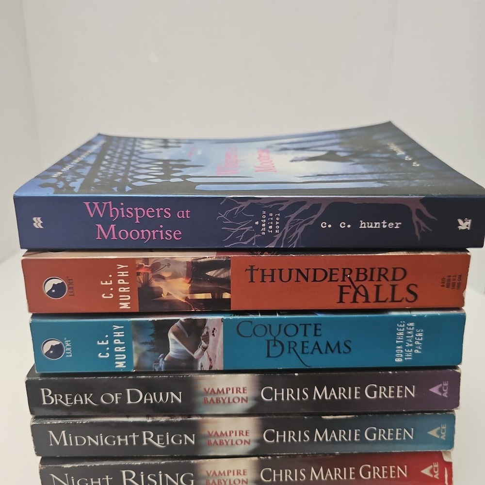 Urban Fantasy Book Lot of 6 - Vampire Babylon,‎ Walker Papers, Shadow Falls